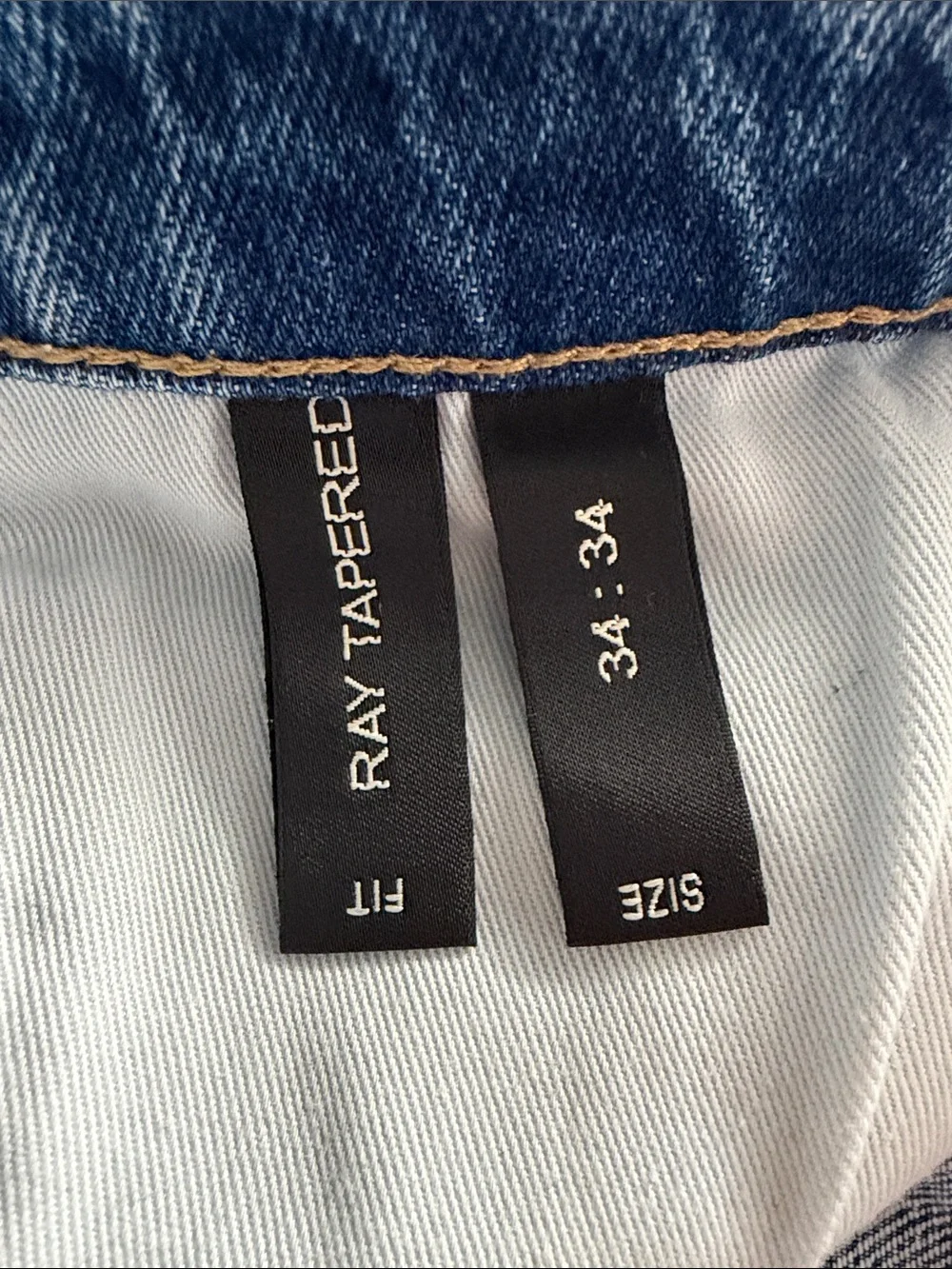 Neuw Stockholm Blue Denim Ray Tapered Jeans Size 34 x 34